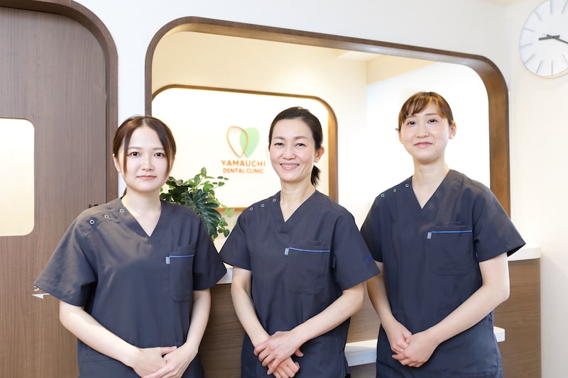 2.女性スタッフが多い歯科医院 女性の方でも安心してご来院いただけます